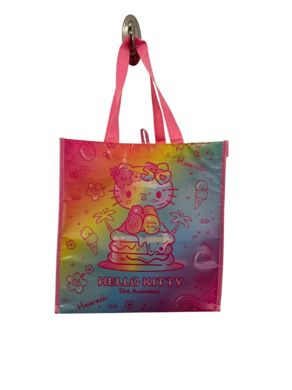 NWOT Hello Kitty Hawaii 50th anniversary rainbow bag